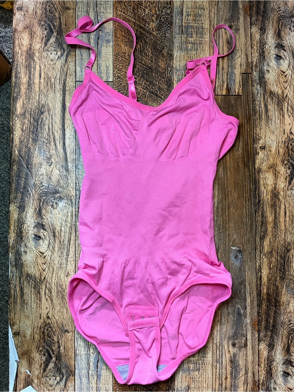 Source Unknown Bright Pink Seamless Shaping Bodysuit